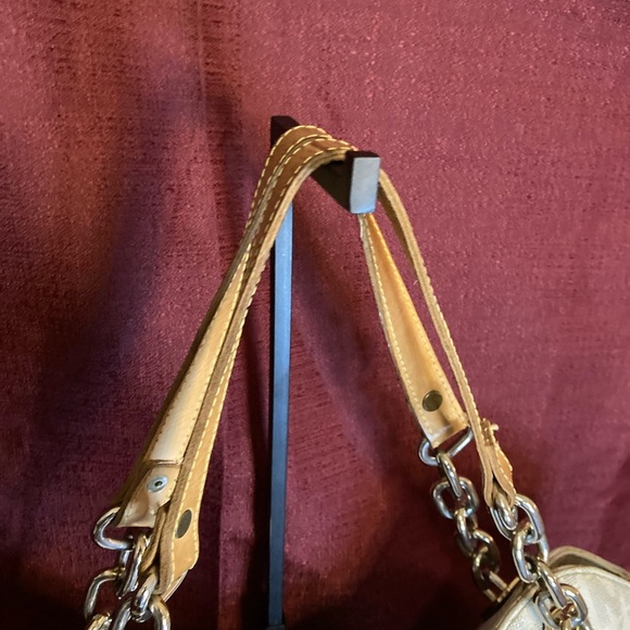 Mk Michael Kors signature logo embossed Satchel tote shoulderbag - Picture 11 of 12